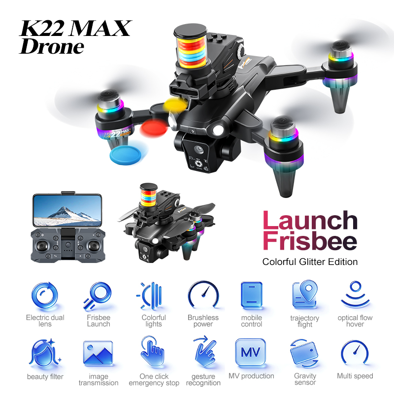 JCMO K22 MAX Frisbee Launch Dr - Drone Kit Professional review and price